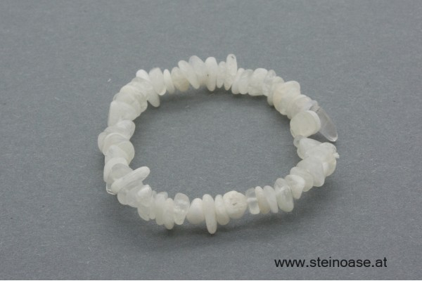 Armband Mondstein GRAU 'Splitter'